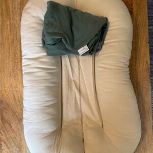 Snuggle Me Lounger and organic moss cover